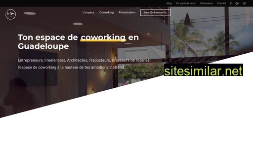 Guadeloupe-coworking similar sites