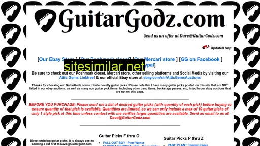 guitargodz.com alternative sites