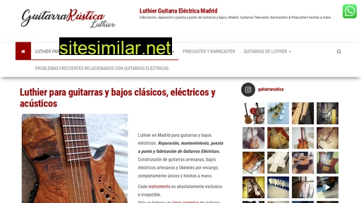 guitarrarustica.com alternative sites