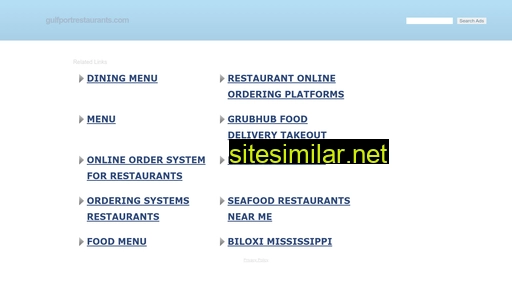 gulfportrestaurants.com alternative sites