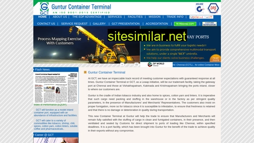 gunturcontainerterminal.com alternative sites