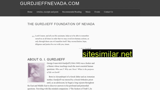 gurdjieffnevada.com alternative sites