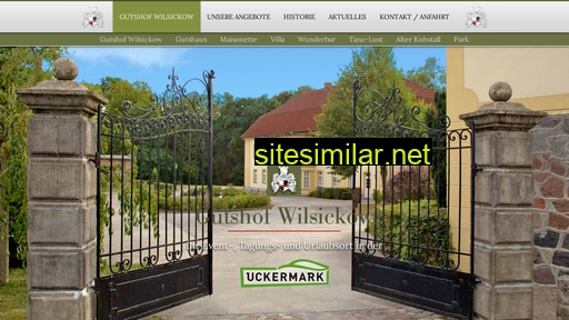 gutshof-wilsickow.com alternative sites