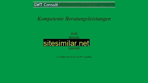 Gwt-consult similar sites