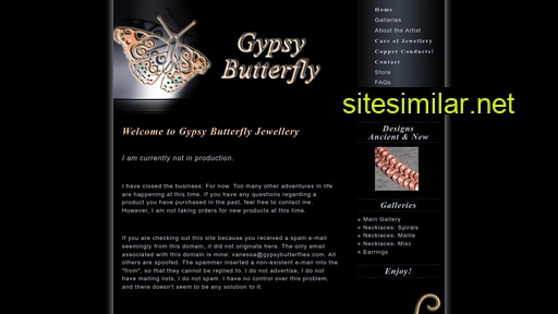 gypsybutterflies.com alternative sites