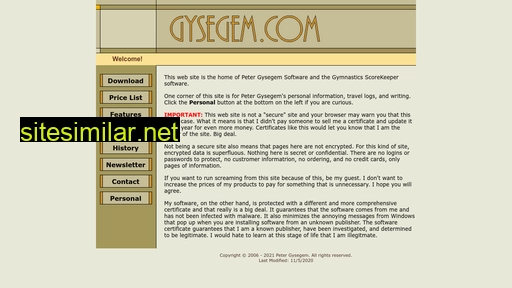 gysegem.com alternative sites