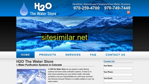 H2owaterstore similar sites