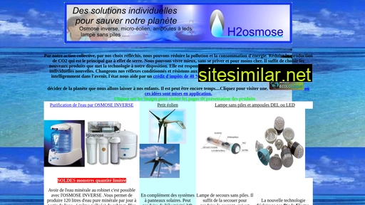 h2osmose.com alternative sites