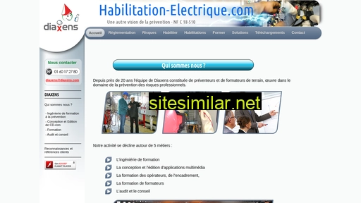 habilitation-electrique.com alternative sites