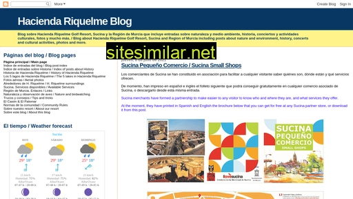 Haciendariquelmeblog similar sites