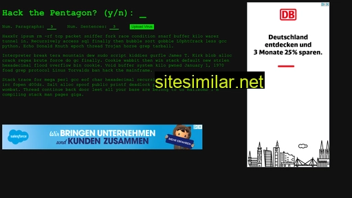 Hackeripsum similar sites