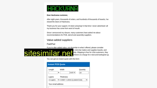 hackvana.com alternative sites