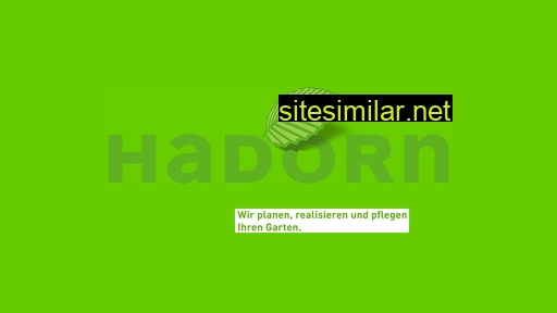hadorngarten.com alternative sites
