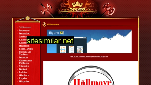 haellmayr-konzertbetrieb.hpage.com alternative sites