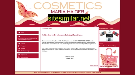 haider-cosmetics.com alternative sites