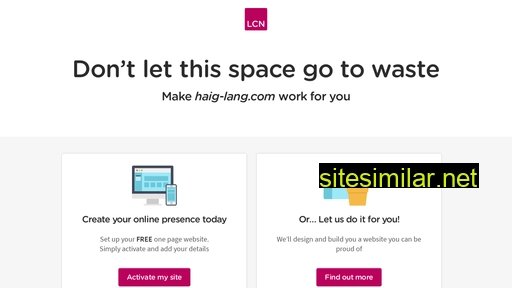 haig-lang.com alternative sites