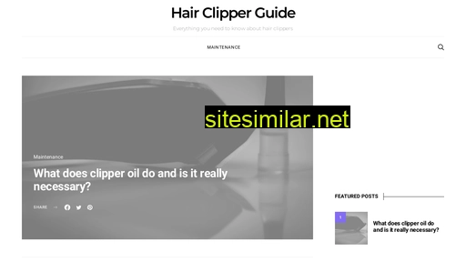 hairclipperguide.com alternative sites