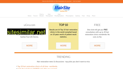 hairsite.com alternative sites