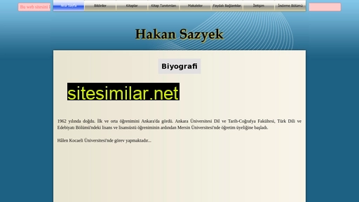hakansazyek.com alternative sites