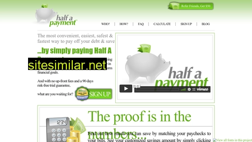 halfapayment.com alternative sites