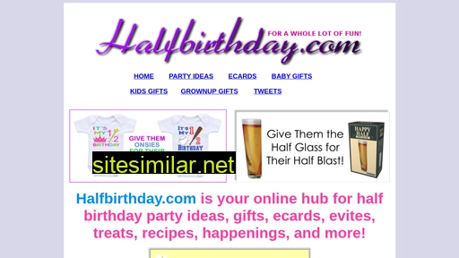 halfbirthday.com alternative sites