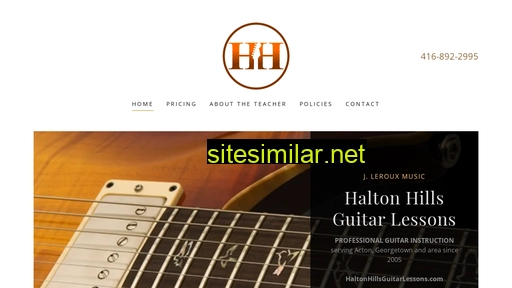 haltonhillsguitarlessons.com alternative sites