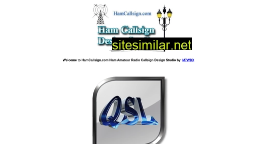 hamcallsign.com alternative sites