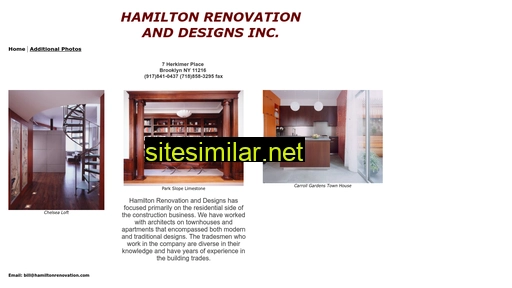 hamiltonrenovation.com alternative sites