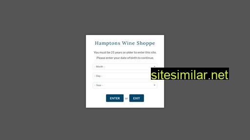 hamptonswineshoppe.com alternative sites