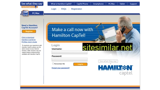 hamiltonwebcaptel.com alternative sites