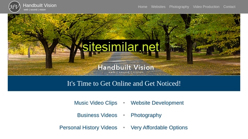 Handbuiltvision similar sites
