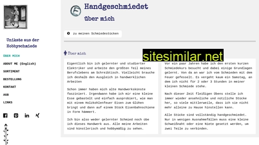 handgeschmiedet.com alternative sites
