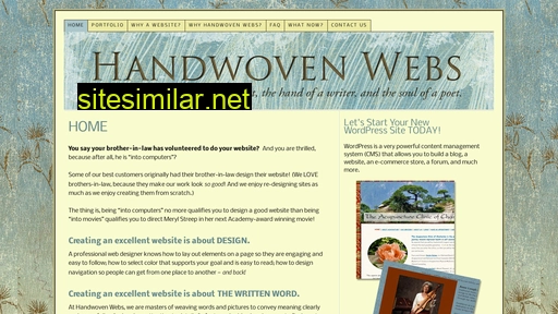 handwovenwebs.com alternative sites