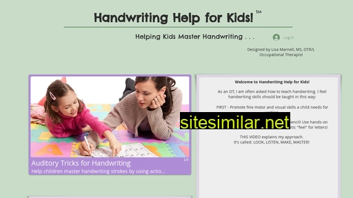 handwritinghelpforkids.com alternative sites