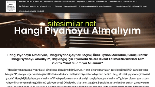 hangipiyanoyualmaliyim.com alternative sites