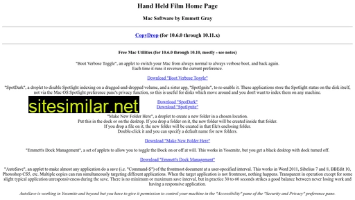 handheldfilm.com alternative sites