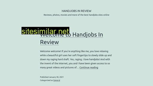 Handjobsinreview similar sites