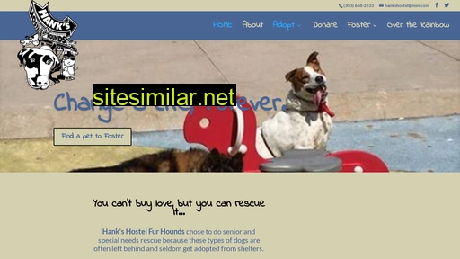 hankshostelfurhounds.com alternative sites