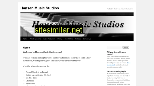 hansenmusicstudios.com alternative sites