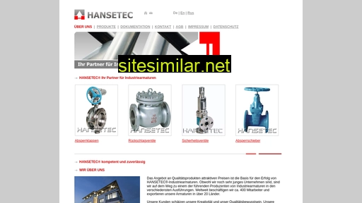 Hansetec-valves similar sites