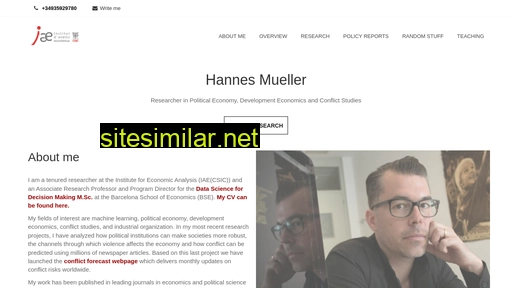 Hannesfelixmueller similar sites