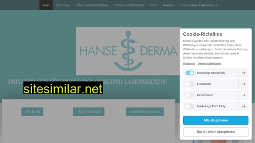 hanse-derma.jimdo.com alternative sites