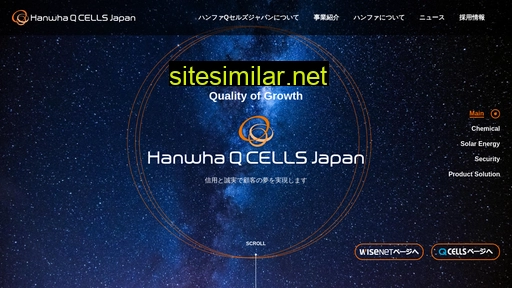 hanwha-japan.com alternative sites