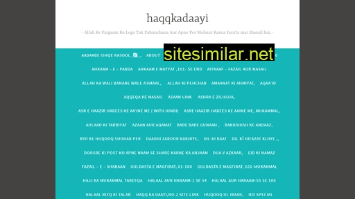 haqqkadaayi.wordpress.com alternative sites