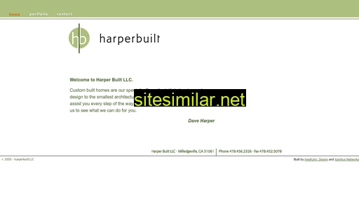 harperbuilt.com alternative sites
