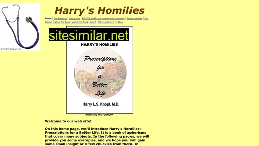 harryshomilies.com alternative sites