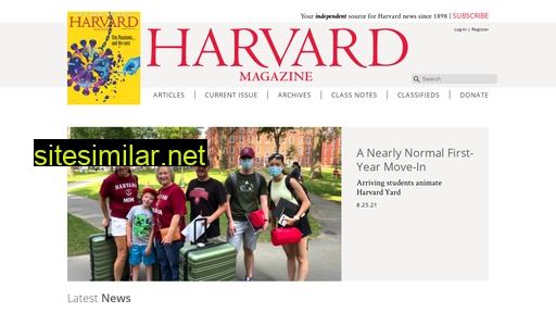 harvardmagazine.com alternative sites