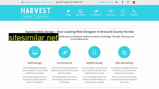 Harvestwebdesign similar sites