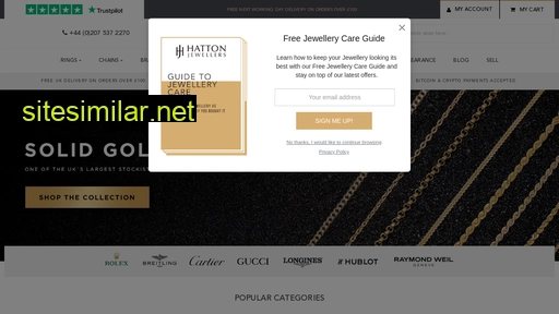 hatton-jewellers.com alternative sites