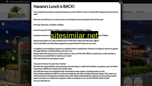 havanasrestaurant.com alternative sites